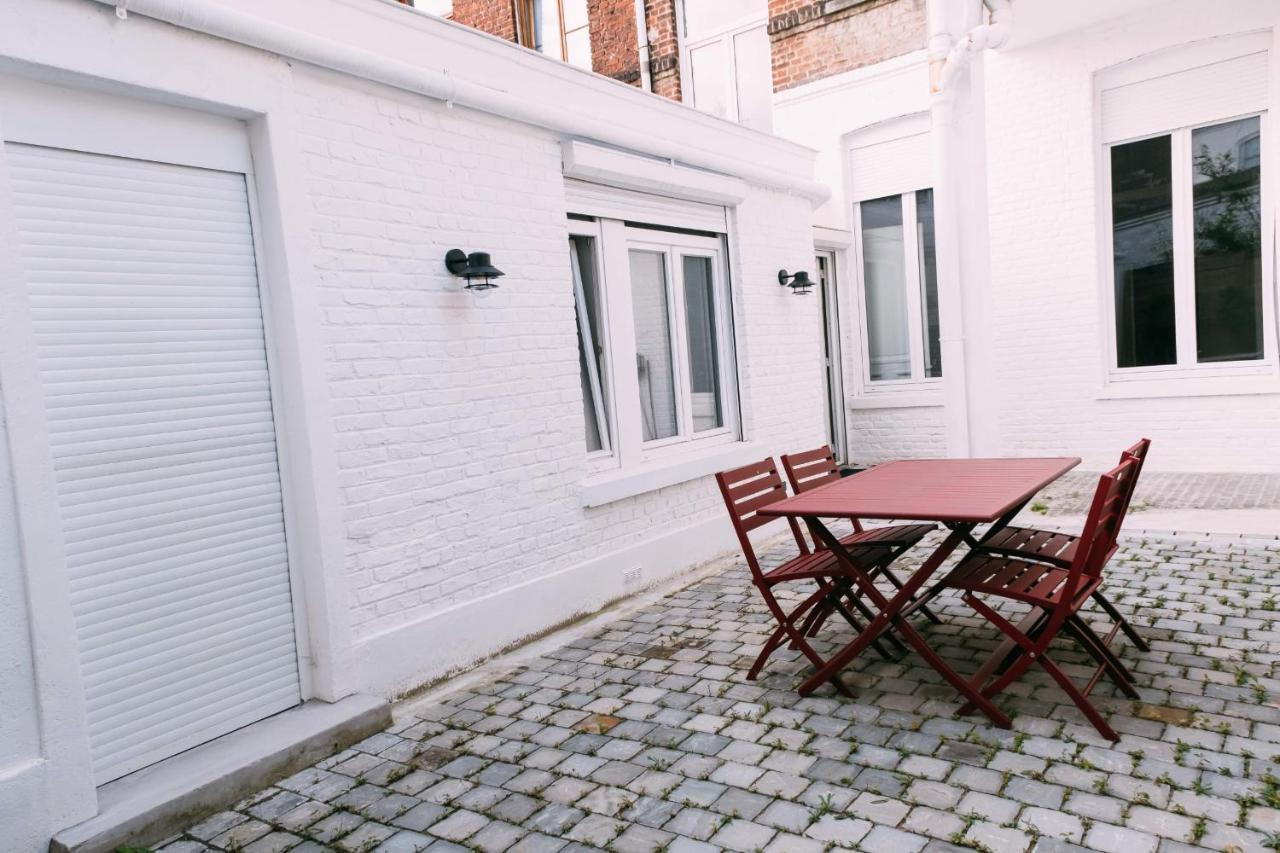 Charming Apartment With Terrace In Lille 里尔 外观 照片